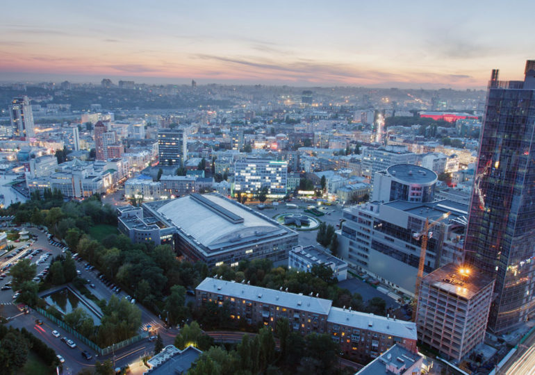 В небе над Киевом