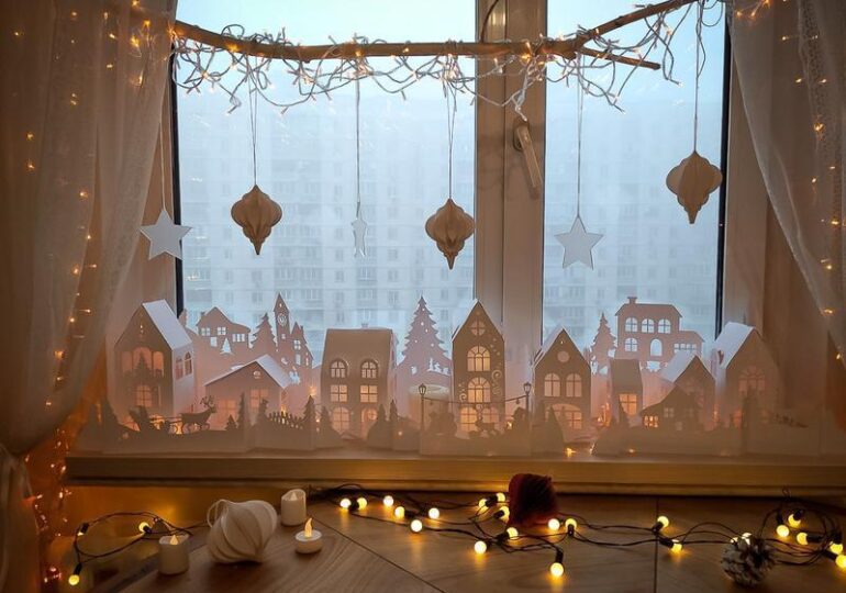 Пласка ялинка та паперове місто: 7 ідей новорічного декору від українських майстрів