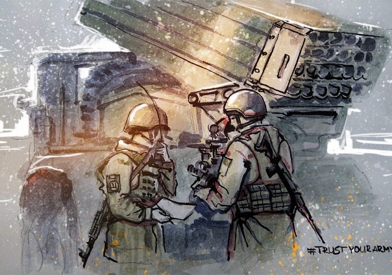 Арт для армії: як працюють воєнні художники