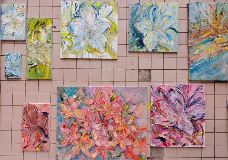 Квіти радості. Як ботсад став майстернею художника